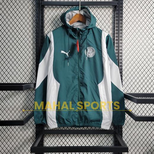 Corta-vento Palmeiras Puma verde e branco